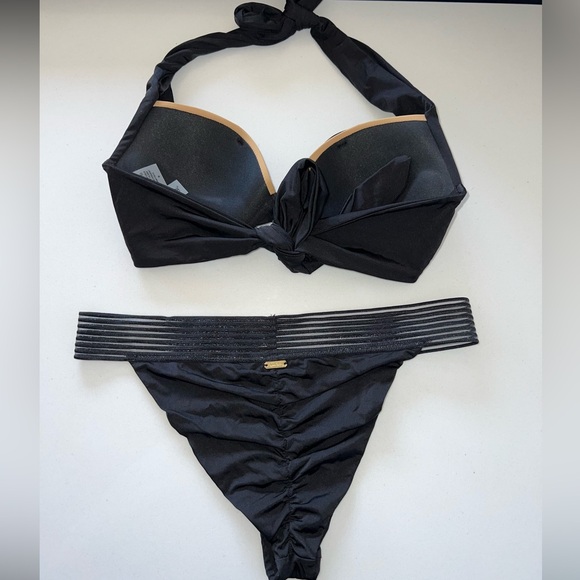 Beach Bunny Sheer Addiction Bikini And Push Up Top Size Medium/Xlarge - Picture 2 of 13